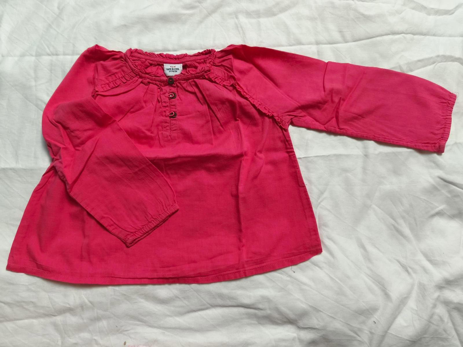 Lote de 2 blusas ligeras para niña (3 años) – photo 3